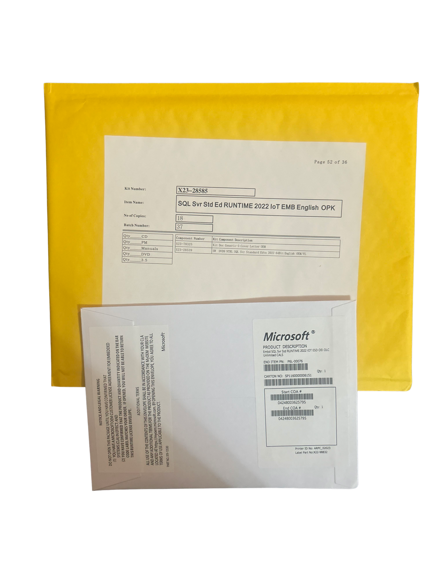 Microsoft SQL Server 2022 Standard edition